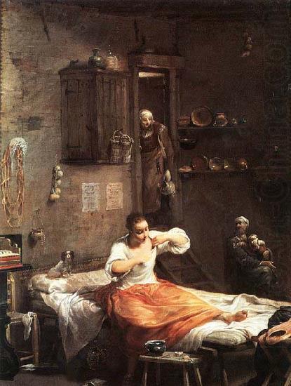 Searcher for Fleas, Giuseppe Maria Crespi